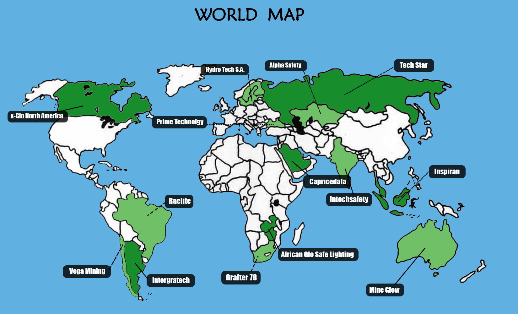 World Map Distrobutors - JPG